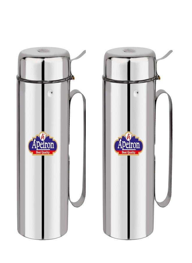 Apeiron Oil Dispenser Transparent with Handle - Stainless Steel (500 ML * 2) - Image 5